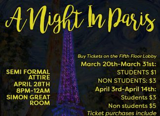 A Night In Paris: April 28th