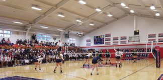 History at NEC: The 1st Volleyball Match of the Season