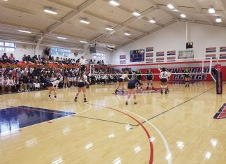 History at NEC: The 1st Volleyball Match of the Season