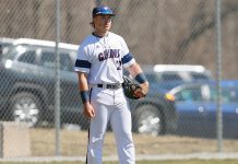NEC Baseball Sweeps Colby-Sawyer