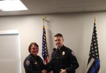 CJ Senior Dave Nelson Sworn-In As a Full-Time Police Officer