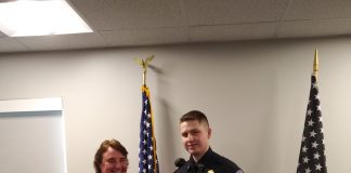 CJ Senior Dave Nelson Sworn-In As a Full-Time Police Officer