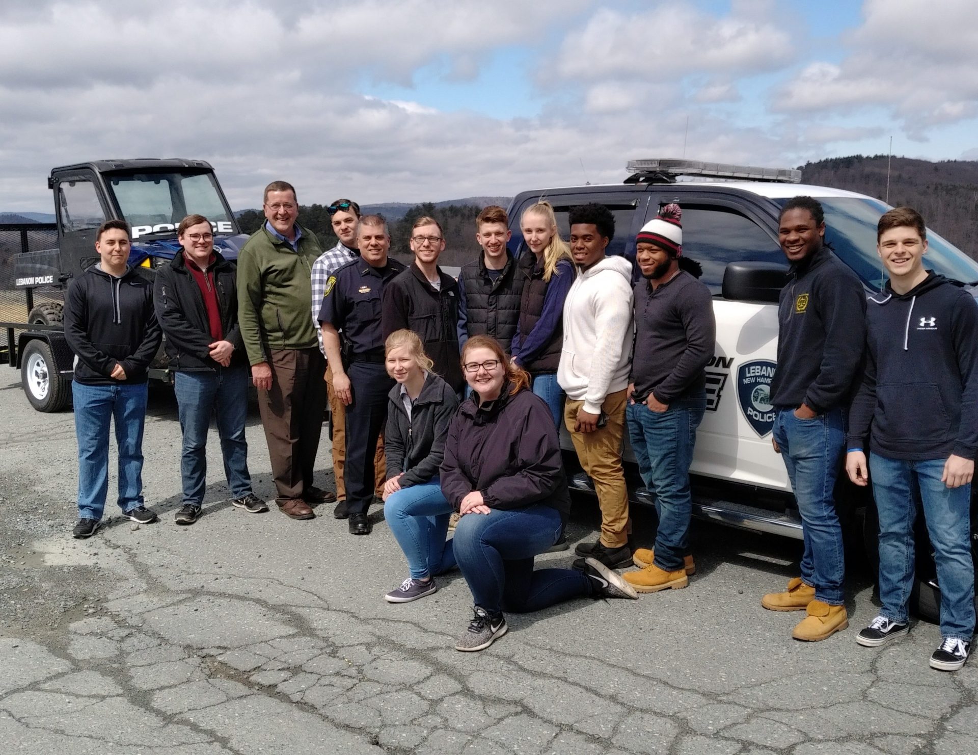 NEC CJ Club Members Tour Lebanon, NH Police Department The New