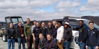 NEC CJ Club Members Tour Lebanon, NH Police Department