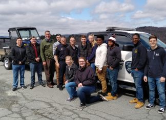 NEC CJ Club Members Tour Lebanon, NH Police Department
