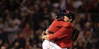 NEC Baseball Team Enjoys Red Sox/Yankees Rivalry