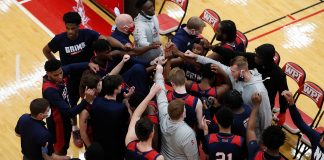 Men’s Basketball vs. Mitchell – NECC Semifinals