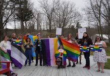 NEC Students Protest in Response to Recent Homophobic Vandalisms