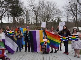 NEC Students Protest in Response to Recent Homophobic Vandalisms