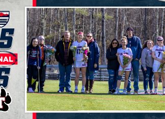 Women’s lacrosse wins big on senior day vs Thomas College