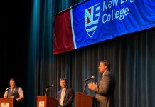 NEC Hosts Nationally Televised Gov. Debate
