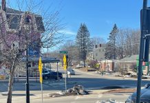 Multiple Accidents at Four-way Intersection in Henniker