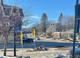 Multiple Accidents at Four-way Intersection in Henniker