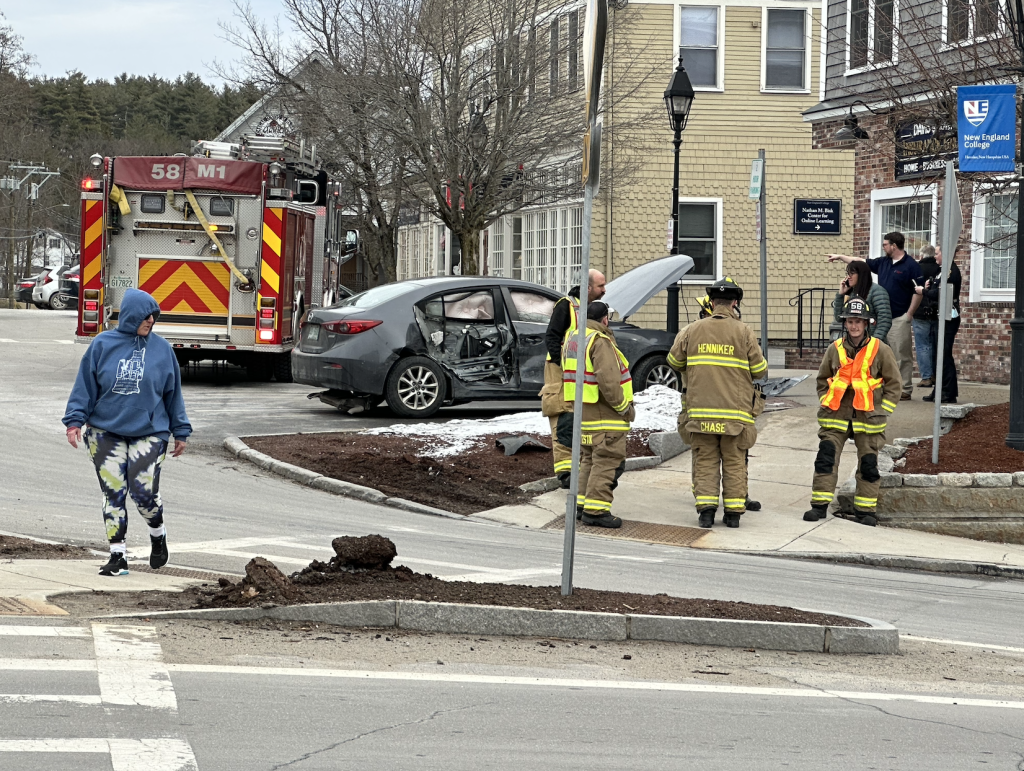 Breaking Two Car Collision Halts Traffic in Henniker The New
