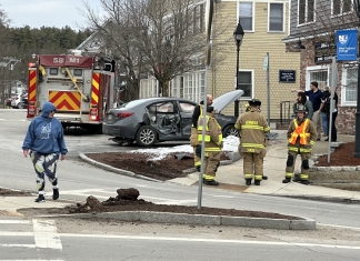 Breaking: Two Car Collision Halts Traffic in Henniker