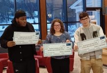 Community Food Business Concept Wins NEC Shark Tank Isaiah Huges, Rebecca Eaton, Joaquin Sanchez