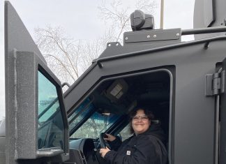 Criminal Justice Seniors meet MPD S.W.A.T.