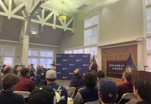 Potential Republican Candidate Chris Christie visits NEC