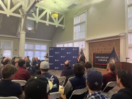 Potential Republican Candidate Chris Christie visits NEC