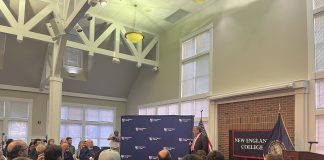 Potential Republican Candidate Chris Christie visits NEC