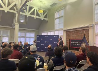 Potential Republican Candidate Chris Christie visits NEC