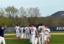 NEC Baseball wins doubleheader on Senior Day