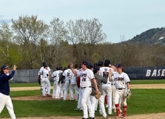 NEC Baseball wins doubleheader on Senior Day