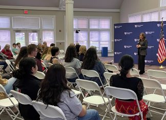 Democratic Presidential Candidate Marianne Williamson speaks at NEC