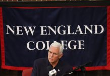 Presidential Candidate Mike Pence visits NEC for Town Hall Series