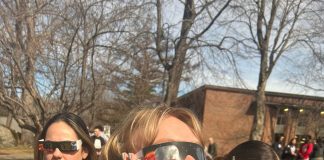 NEC community gathers for 2024 solar eclipse