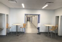 Construction complete on first floor of NEC’s Science Building