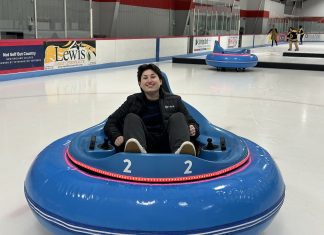NEC hosts bumper cars and ice skating in the Lee Clement Arena