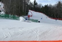 NEC women’s ski team places 3rd in final regular season race