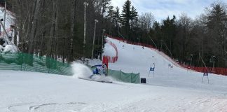 NEC women’s ski team places 3rd in final regular season race