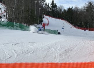 NEC women’s ski team places 3rd in final regular season race