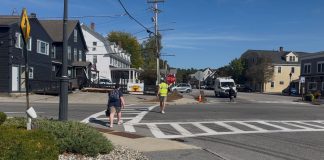 NEC student crossing guards contribute to local school safety
