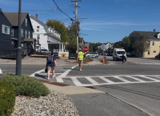 NEC student crossing guards contribute to local school safety
