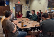 US Senate hopeful Jared Sullivan joins NEC’s Pizza and Politics in the Pub