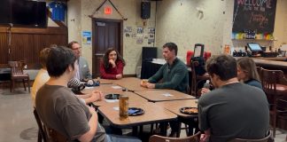 US Senate hopeful Jared Sullivan joins NEC’s Pizza and Politics in the Pub