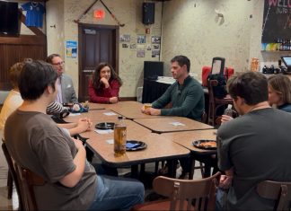 US Senate hopeful Jared Sullivan joins NEC’s Pizza and Politics in the Pub