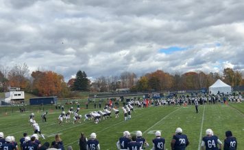 NEC football defeats Maine Maritime in first win since program return