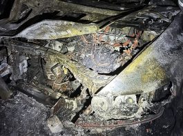Campus car fire destroys vehicle, damages two others
