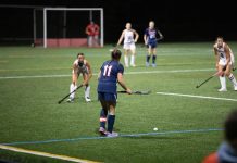 NEC Field Hockey defeats Bridgewater State in 4th quarter comeback