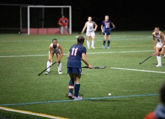 NEC Field Hockey defeats Bridgewater State in 4th quarter comeback