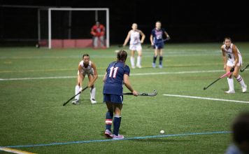 NEC Field Hockey defeats Bridgewater State in 4th quarter comeback